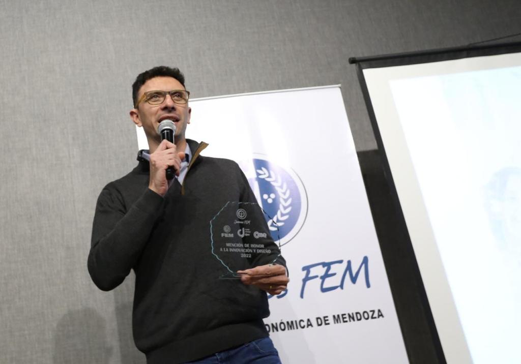 Un emprendedor alvearense premiado por la FEM (Federación Económica de Mendoza)