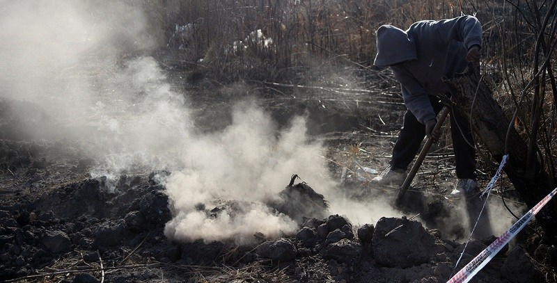 ¿Incendio subterráneo? El misterioso fenómeno que preocupa en Guaymallén