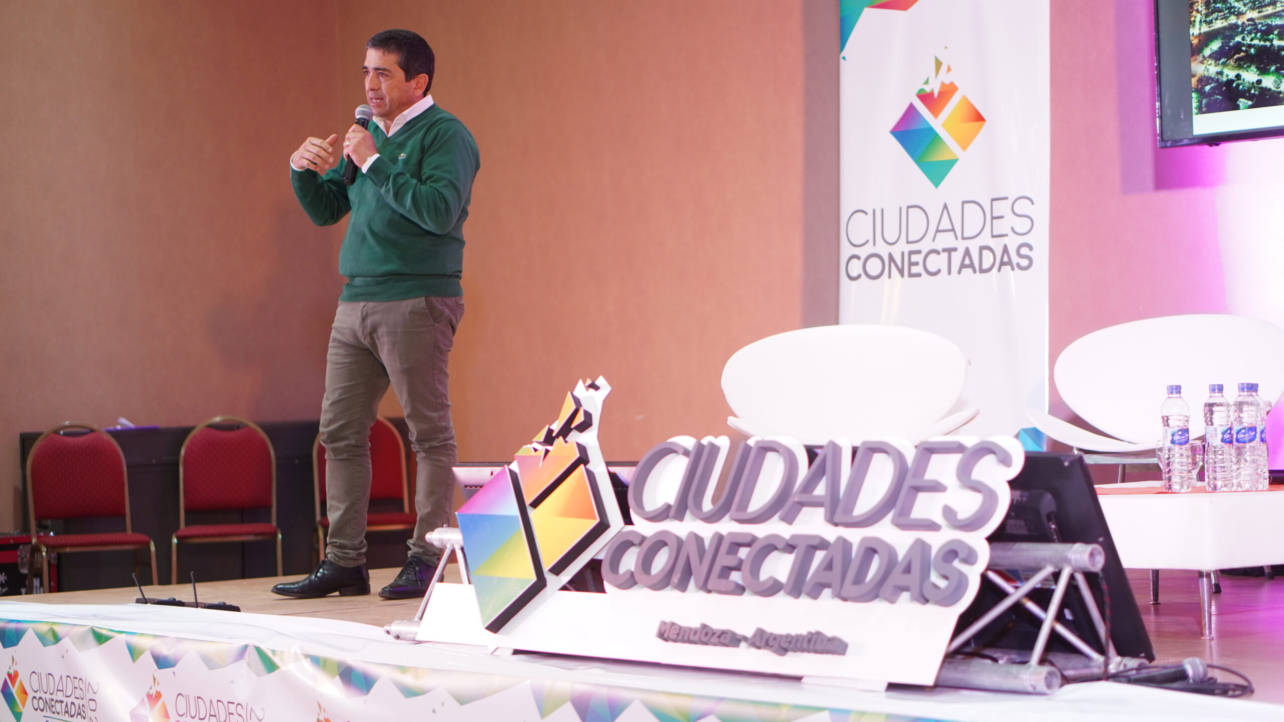 El intendente Walther Marcolini participó en la séptima edición de Ciudades Conectadas que se realizó en San Rafael