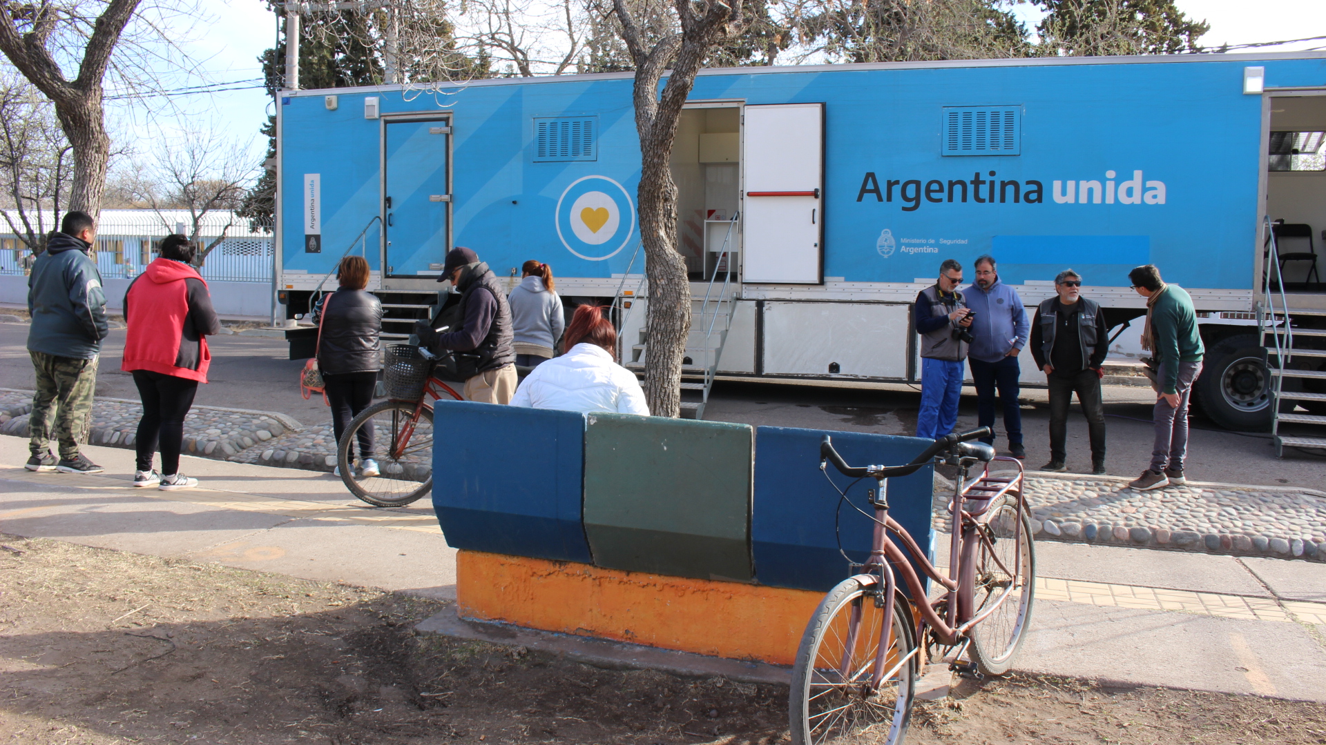 Llegaron los camiones del Programa Remediar y Construir Seguridad Ciudadana