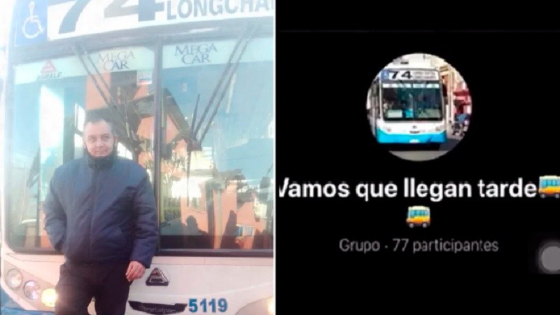 “Vamos que llegan tarde”: el chofer que creó un grupo de WhatsApp para que los pasajeros no pierdan el colectivo