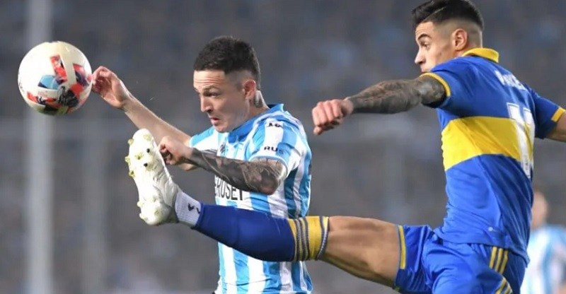 Racing y Boca igualaron en un clásico lleno de ocasiones y con polémica en el final