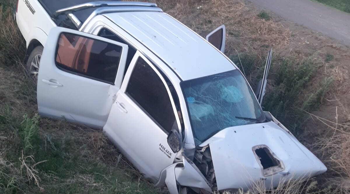 Una mujer resultó lesionada tras sufrir un accidente