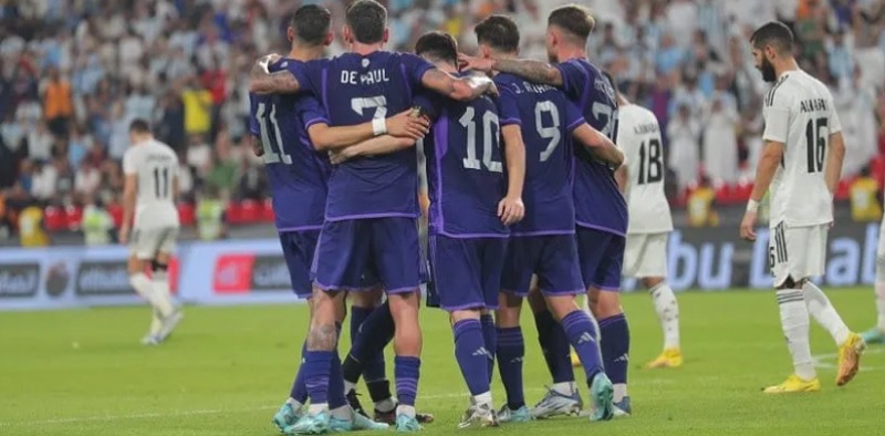 La Selección Argentina goleó a Emiratos Árabes en la previa del Mundial