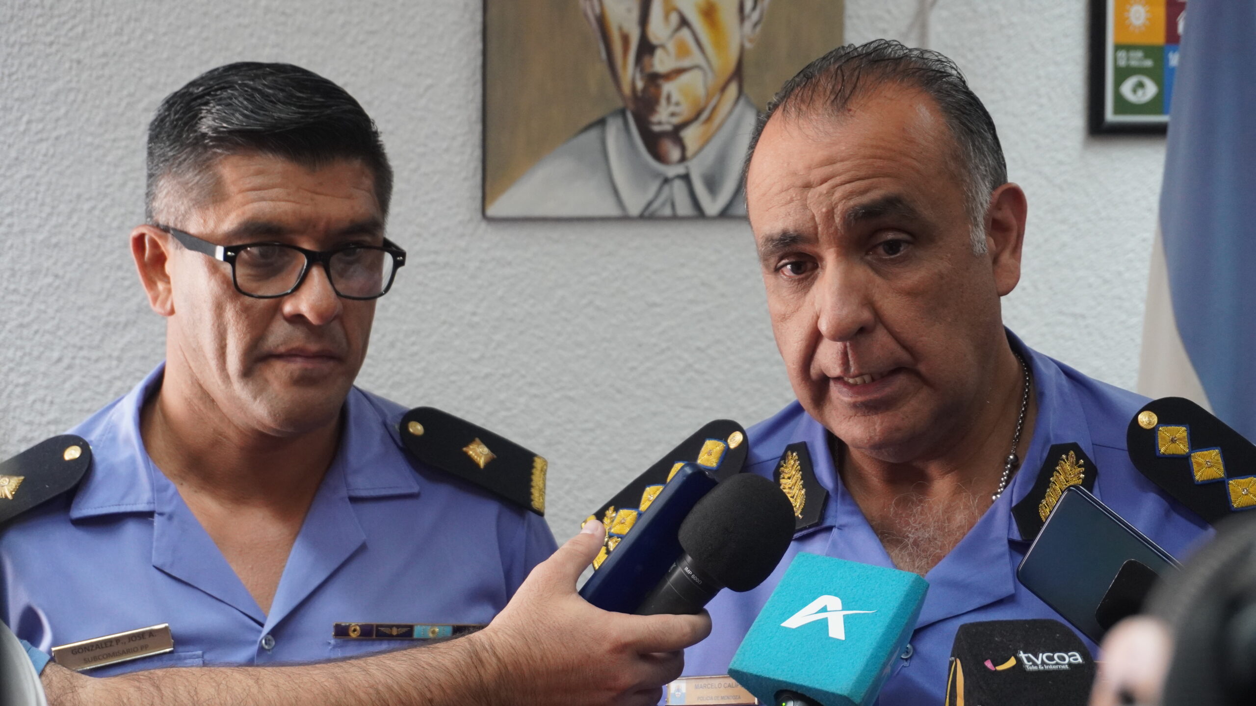 En vistas de reforzar la seguridad en nuestro departamento, el Jefe de la Policía de la Provincia de Mendoza Marcelo Calipo visitó Alvear