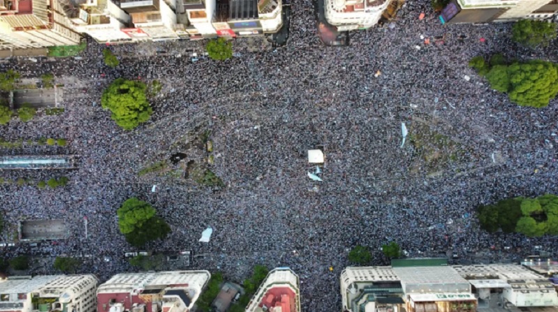 El fútbol anuló la grieta, el milagro de la manifestación más grande de nuestra historia