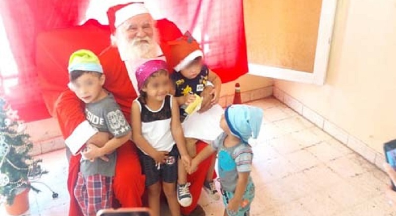 Hijos e hijas de mujeres privadas de libertad tuvieron la visita de Papá Noel