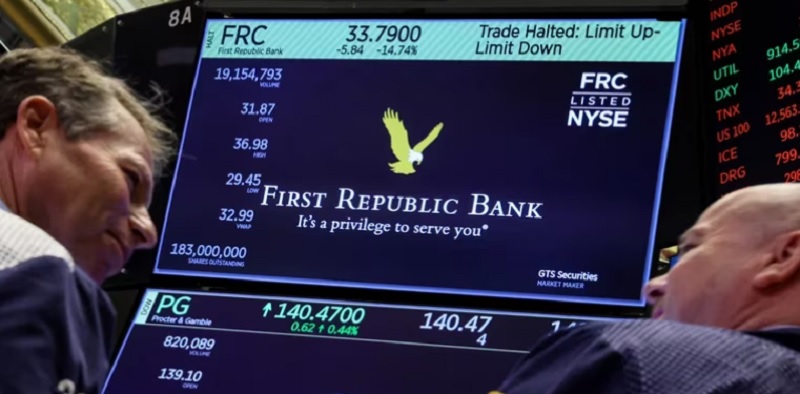 Grandes bancos de Estados Unidos aportarán USD 30.000 millones para rescatar al First Republic Bank