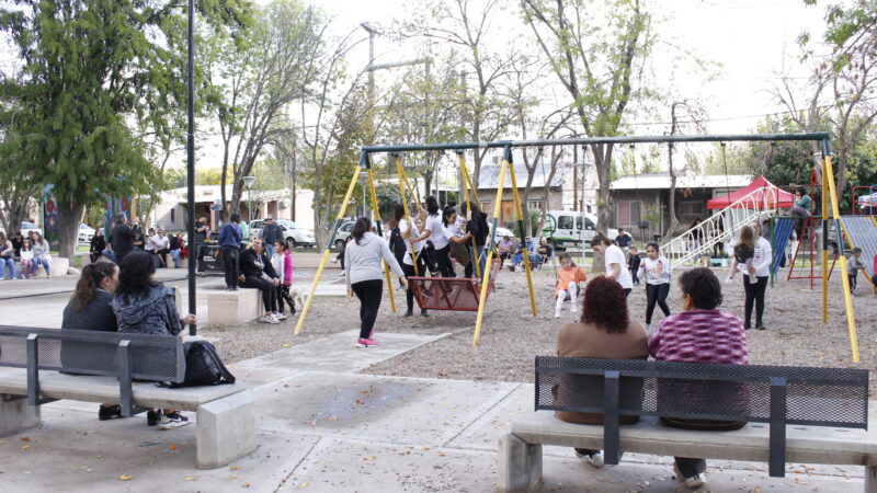Fue un éxito Peatonal en tu Barrio en Los Ranqueles