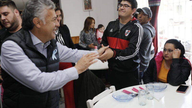 En Alvear, Cornejo habló de la necesidad de impermeabilizar canales para optimizar el riego y generar riqueza en la agricultura