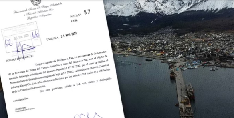 La oposición denunciará penalmente a los responsables del avance del puerto de China en Tierra del Fuego