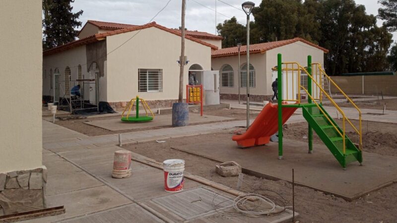 Supera el 95% la remodelación integral del edificio que albergará a la Escuela Especial Ana Fiondella de General Alvear