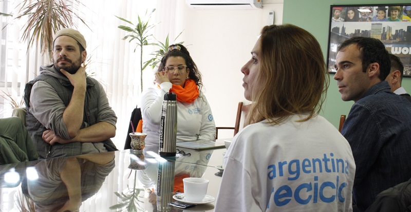 Autoridades del programa “Argentina recicla” visitaron General Alvear