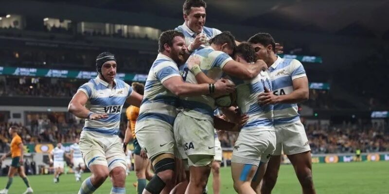 los Pumas derrotaron a Australia en la última jugada del partido