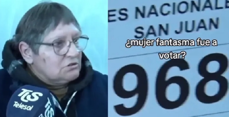 El voto paranormal: aseguran que una mujer fantasma fue a votar. Video