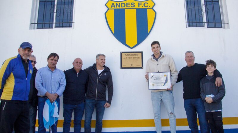 El Playón deportivo de Andes lleva el nombre de Agustín Loser
