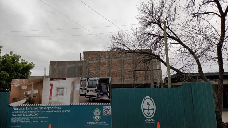 Supera 50% de avance la obra del Hospital Enfermeros Argentinos