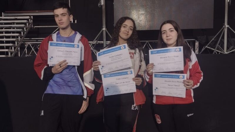Alumnos destacados en la Olimpiada Argentina de Física