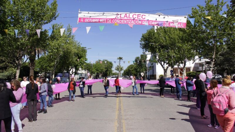 Este jueves se realizará una caminata para concientizar sobre el Cáncer de Mama