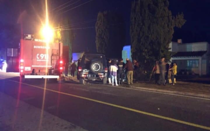 Violento accidente en calle Centenario