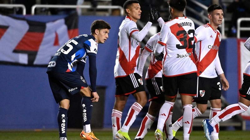 River empató con Monterrey sobre el final de un amistoso que no dejó mucho