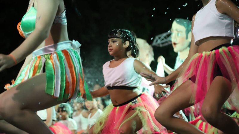 Colorido Carnaval por la avenida principal