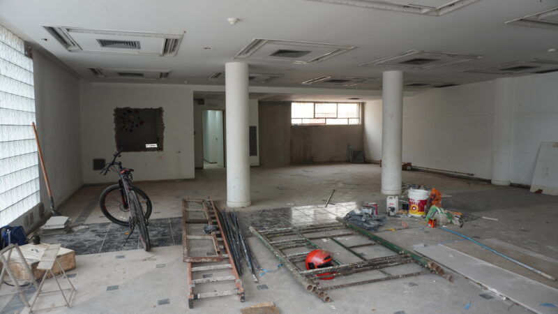 A buen ritmo avanza la remodelación del edificio de la ex telefónica