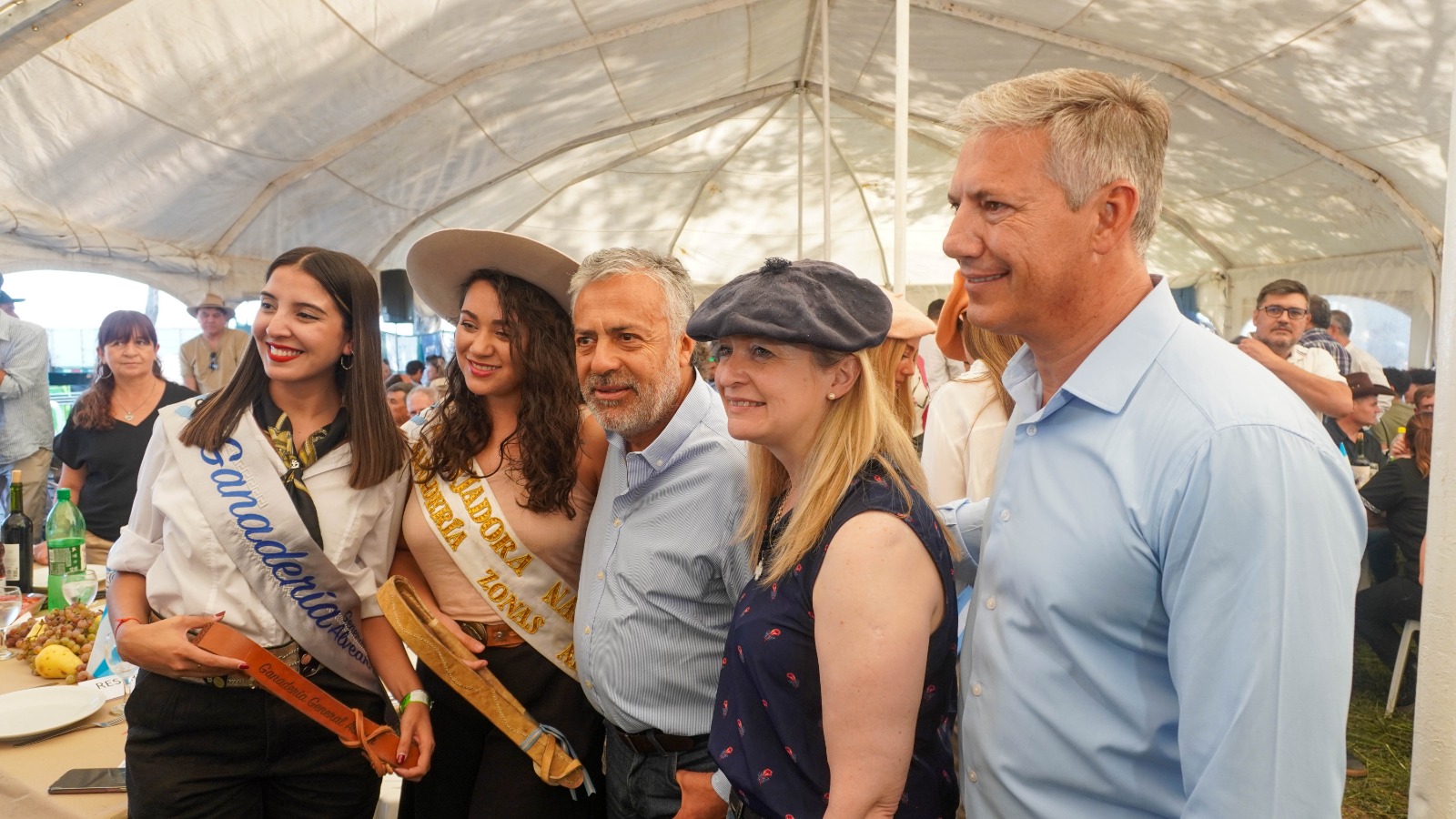 Cornejo y Molero estuvieron en el lanzamiento de una nueva edición de la Fiesta Nacional de la Ganadería