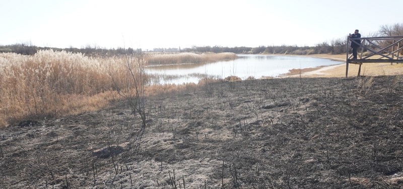 La Reserva El Trapal sufrió daños debido a un incendio intencional