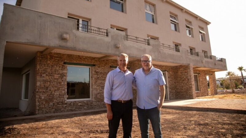 Avanza la construcción del Hotel “Finca Alvear” en ruta 188