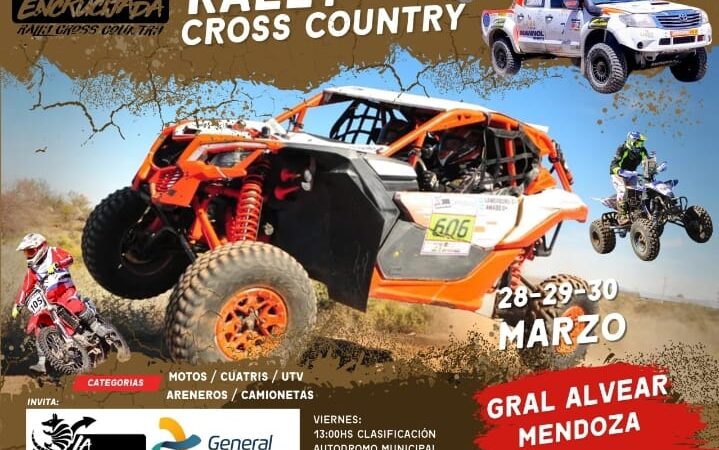El Campeonato Mendocino de Rally Cross Country inicia en General Alvear