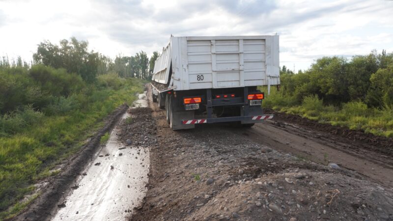 Mejoras en caminos rurales tras el temporal