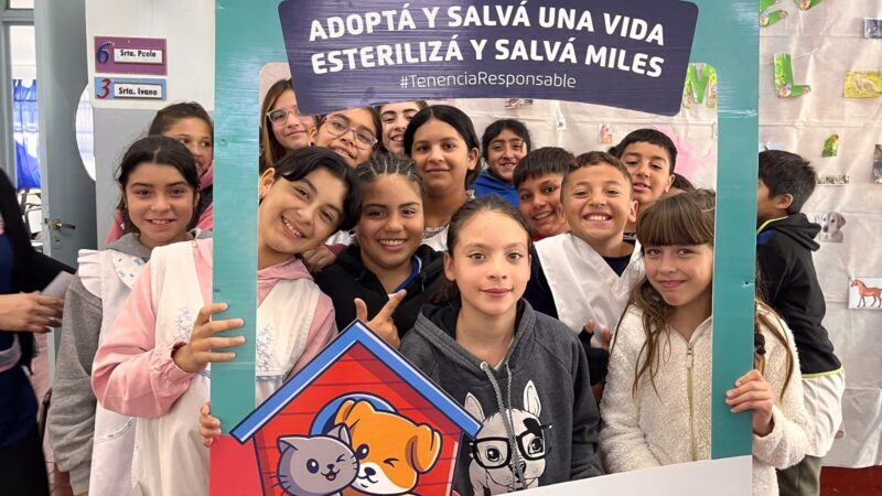 Campaña de concientización por el Día del Animal en las escuelas