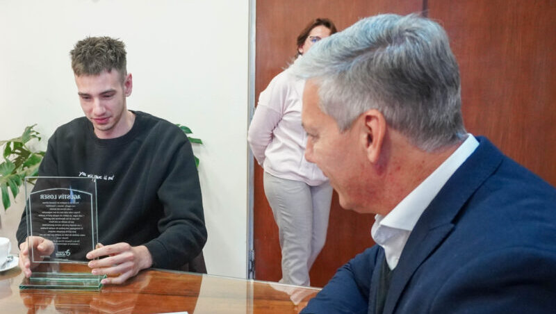 Agustín Loser visitó General Alvear y fue recibido por el intendente Alejandro Molero