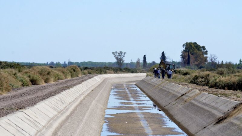 Comenzó el período de corta anual de agua de riego