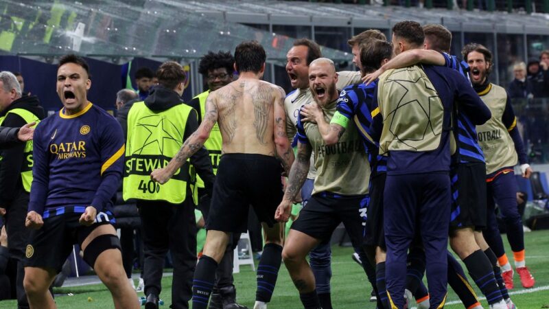 Inter ganó una serie histórica y es finalista de la Champions