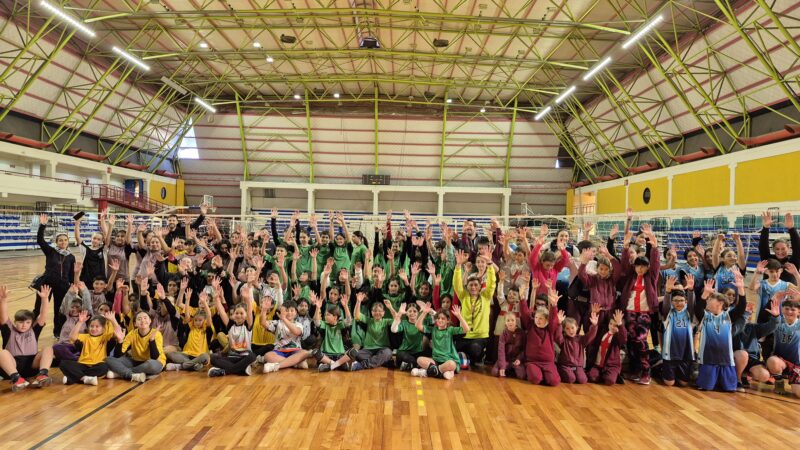 Jornada completa de vóley formativo en el Polideportivo de Ciudad