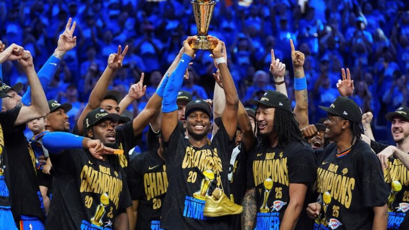 En una serie dramática, Oklahoma City Thunder superó a Indiana Pacers y es el nuevo campeón de la NBA
