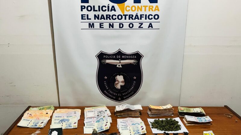 Allanamientos, secuestro de droga y detenidos en Mendoza