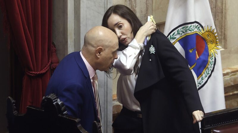 Caputo expuso los contratos del Senado para golpear a Villarruel, pero detonó los aliados