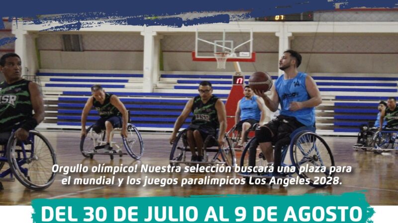 Concentración de la selección nacional de básquet adaptado