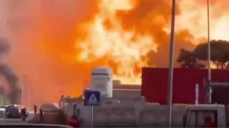 Brutal explosión en una estación de servicio en Roma: hay al menos 25 heridos