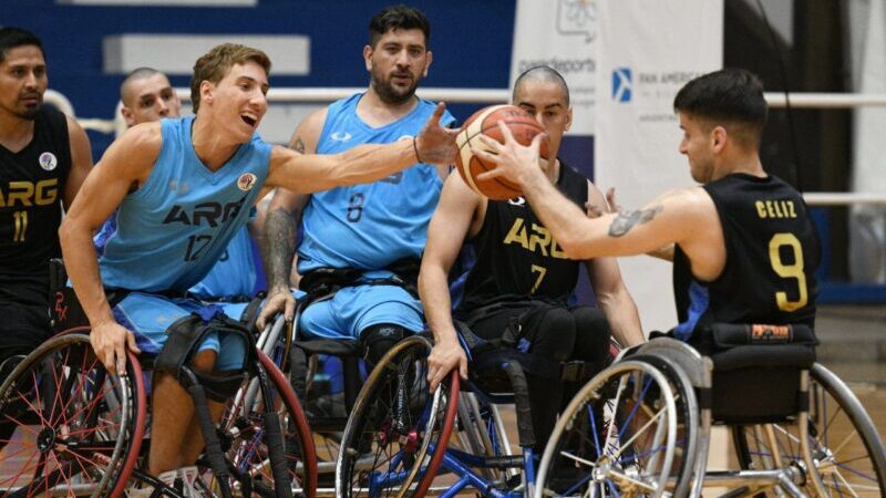 Concentración de la selección argentina de básquet adaptado