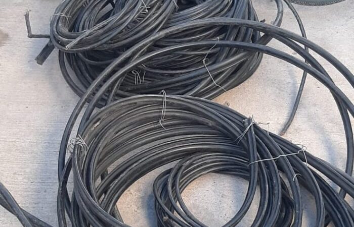 Operativo contra el comercio ilegal de metales no ferrosos: más de 250 metros de cables secuestrados en General Alvear