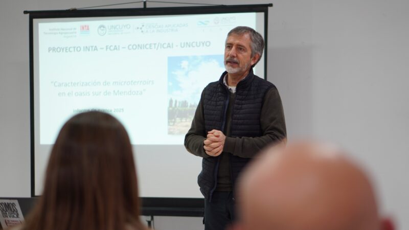 Presentaron en General Alvear un proyecto para caracterizar microterroirs vitivinícolas del oasis sur mendocino