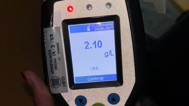 Continúan los controles de alcoholemia preventiva en General Alvear