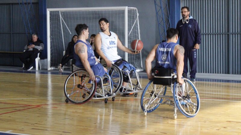 La Selección Argentina de Básquet en Silla de Ruedas finalizó su concentración en General Alvear