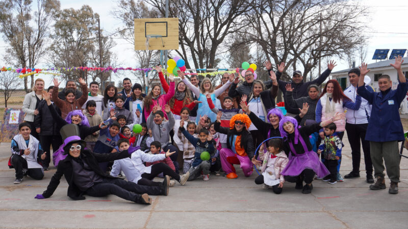 El Día del Niño llegó a Canalejas con juegos, música y sonrisas