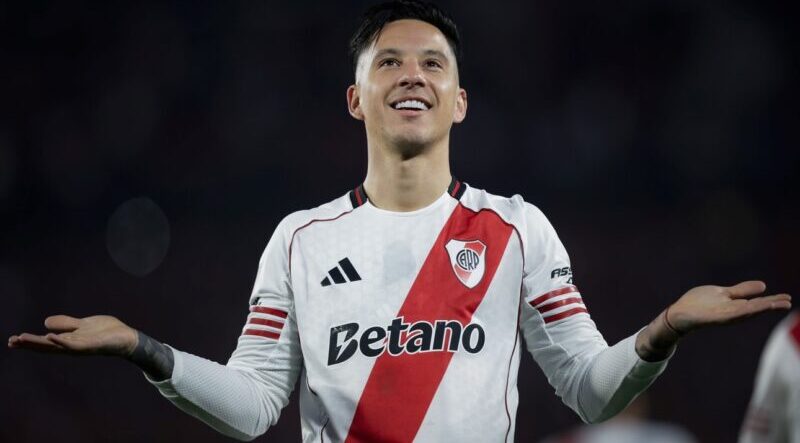 Con dobletes de Driussi y Galoppo, River derrotó 4-2 a Godoy Cruz