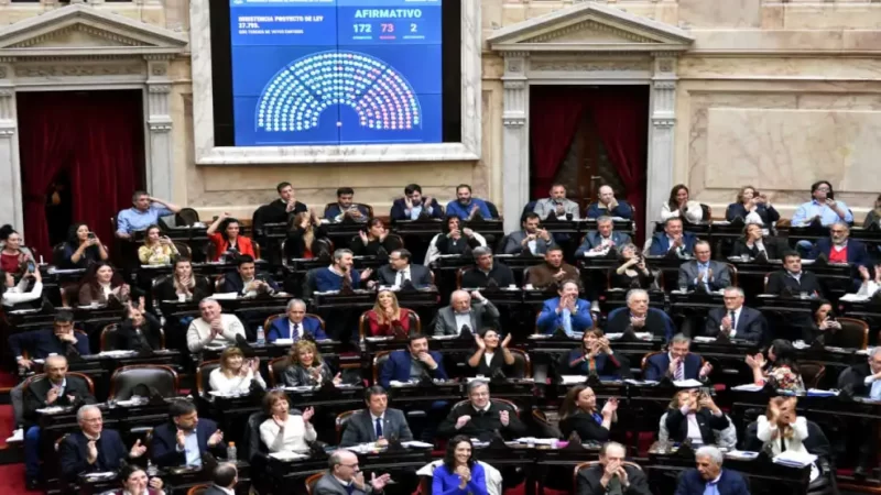 Los 83 diputados que votaron apoyando el veto de Javier Milei al aumento de jubilaciones